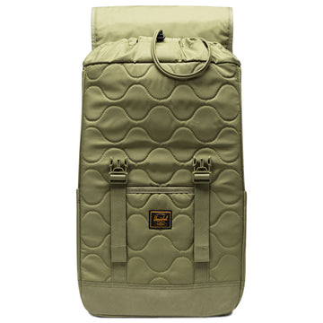 Herschel Supply Retreat Quilted Capsule Backpack - Loden Green Tonal