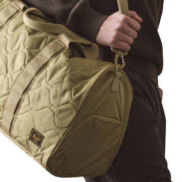 Herschel Supply Novel Quilted Capsule Duffle Bag - Khaki Tonal