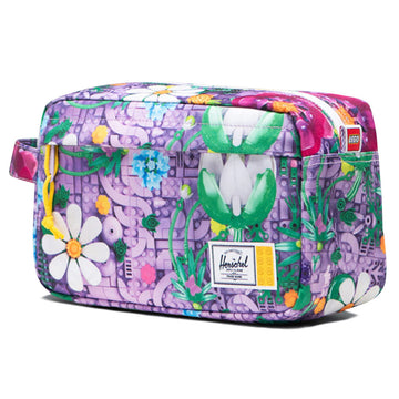 Herschel Supply x LEGO Chapter Travel Kit - HSC LEGO Botanical Floral Lavender