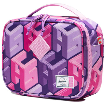 Herschel Supply x LEGO Pop Quiz Lunch Box - HSC LEGO Monogram Purple