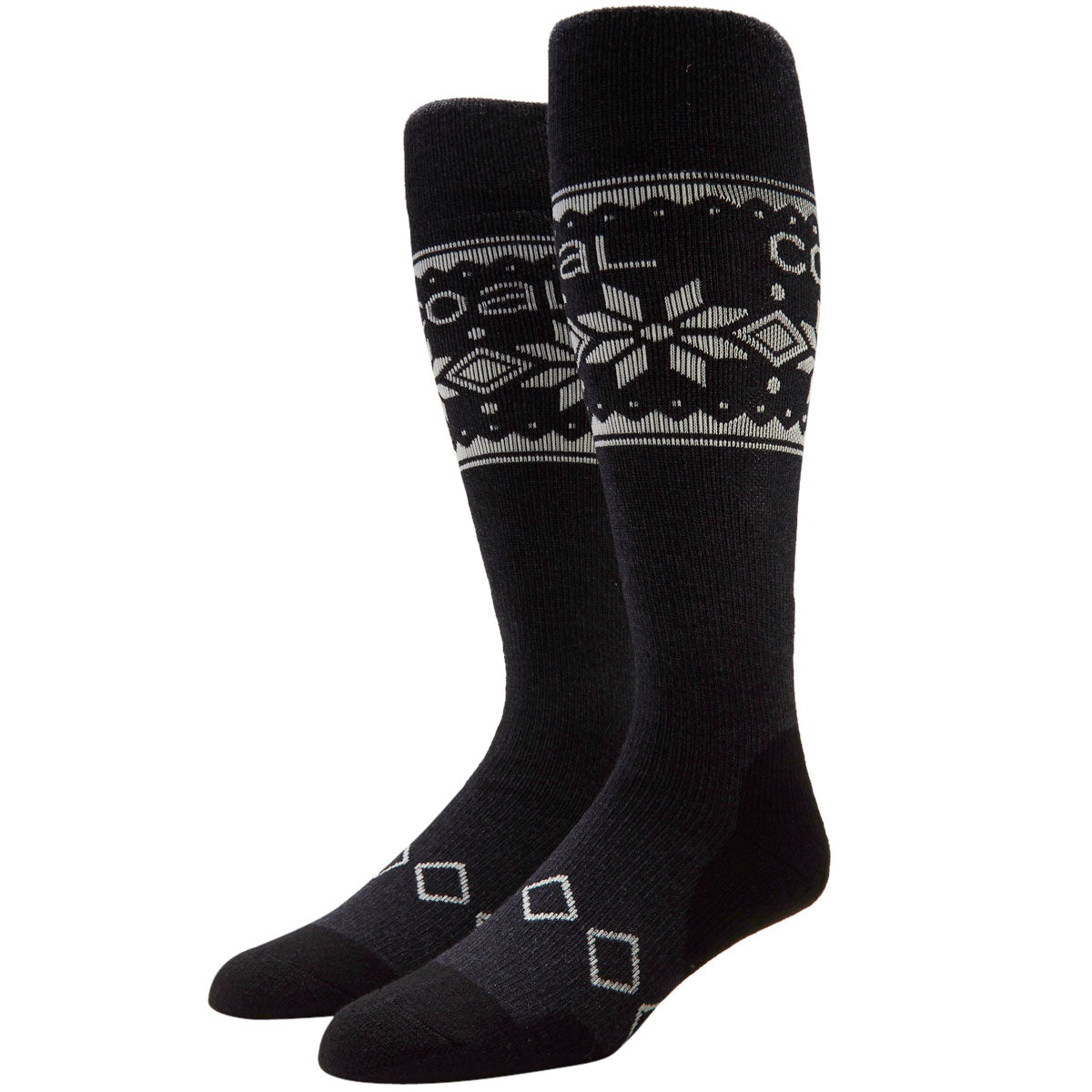 Coal Midweight Snowboard Socks - Black image 1