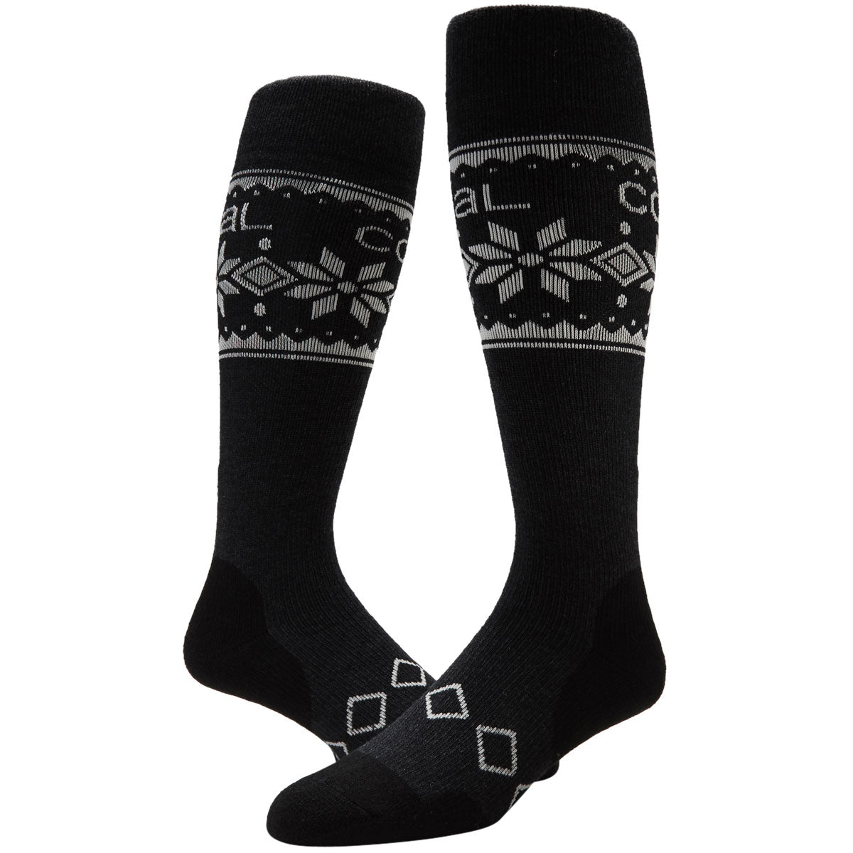 Coal Midweight Snowboard Socks - Black image 2
