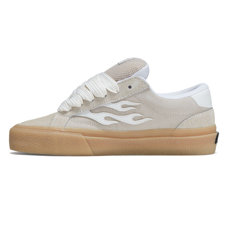 Straye Logan Puff Shoes - Cream Crepe