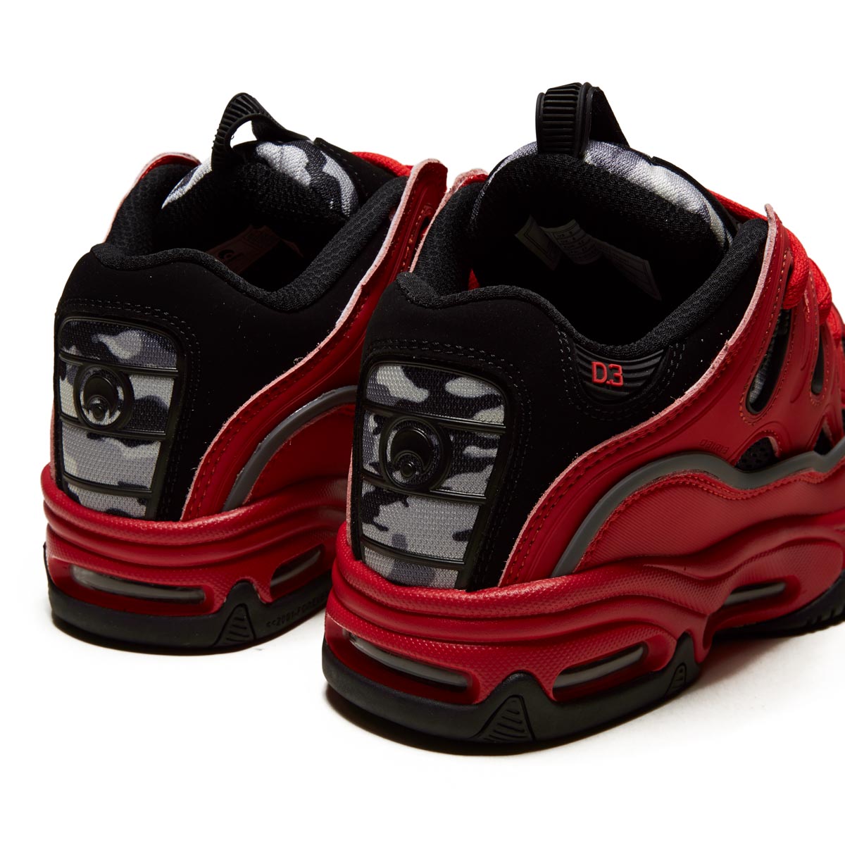 Osiris D3 2001 Shoes - Red/Black/Grey image 5