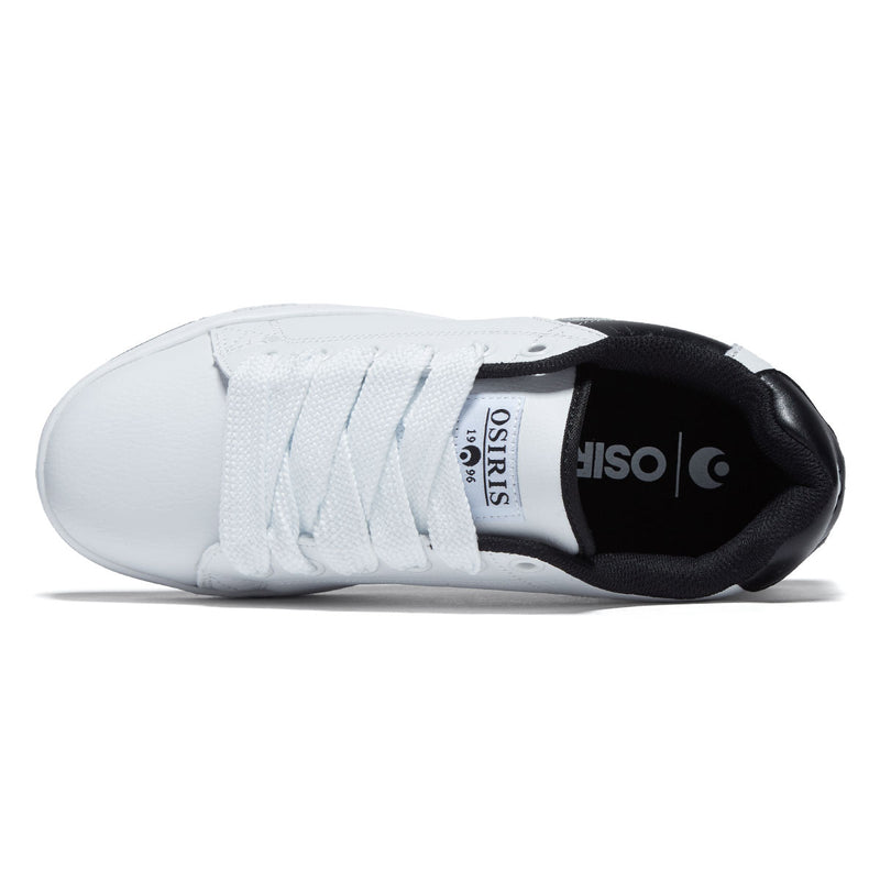 Osiris Troma Alt Shoes - White/White/Black