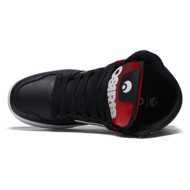 Osiris Clone Shoes - Black/Red/Holo