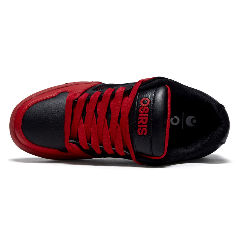 Osiris Pixel Shoes - Black/Red/Black