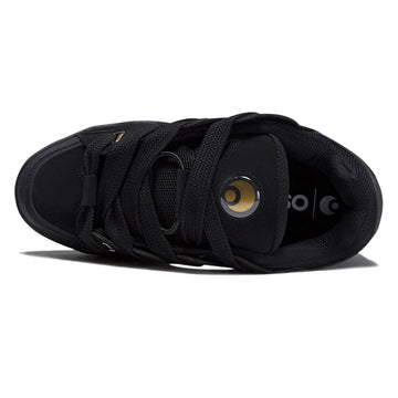 Osiris D3 OG Shoes - Black/Black/Gold