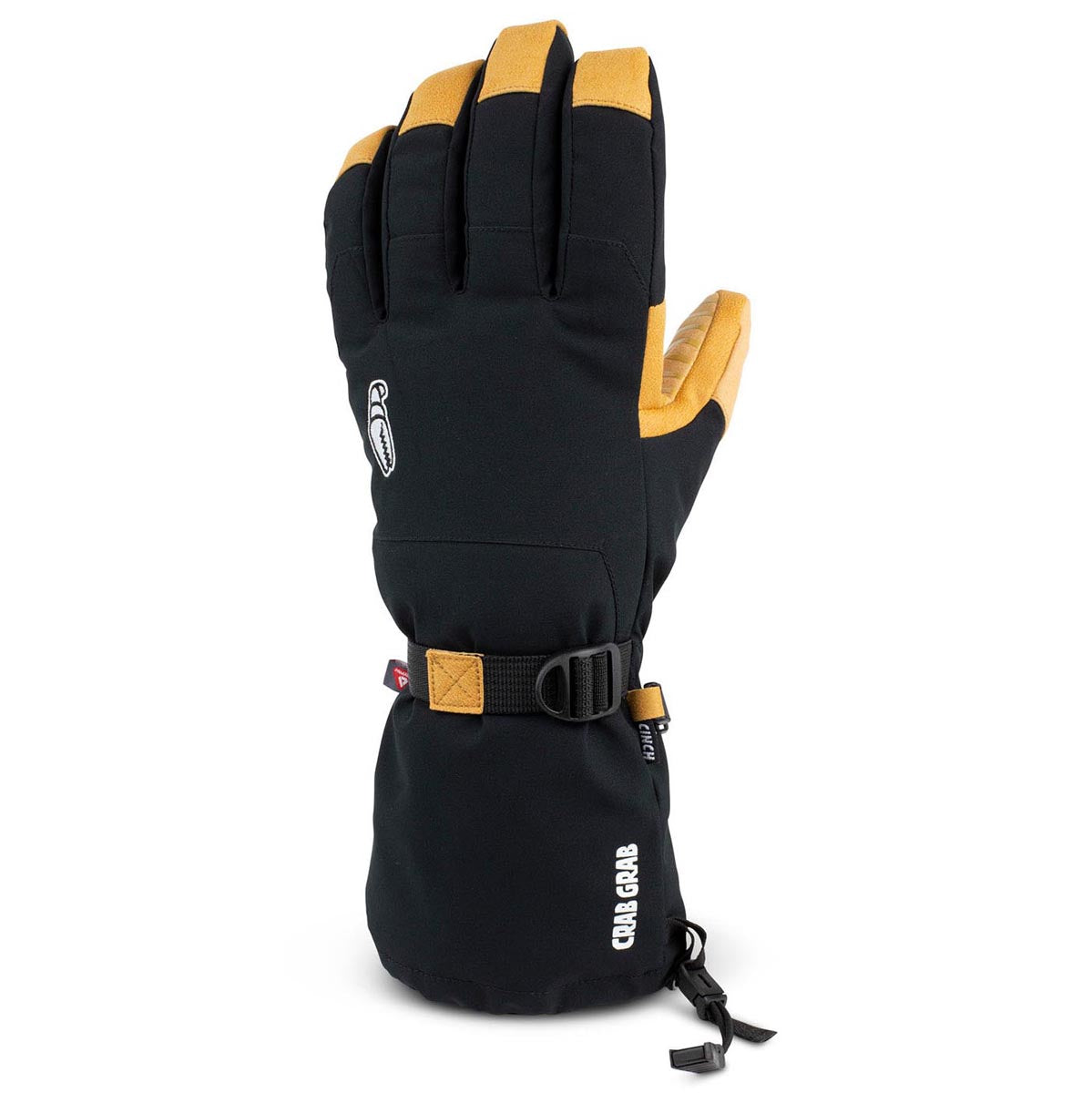 Crab Grab Cinch Snowboard Gloves - Black/Tan image 1