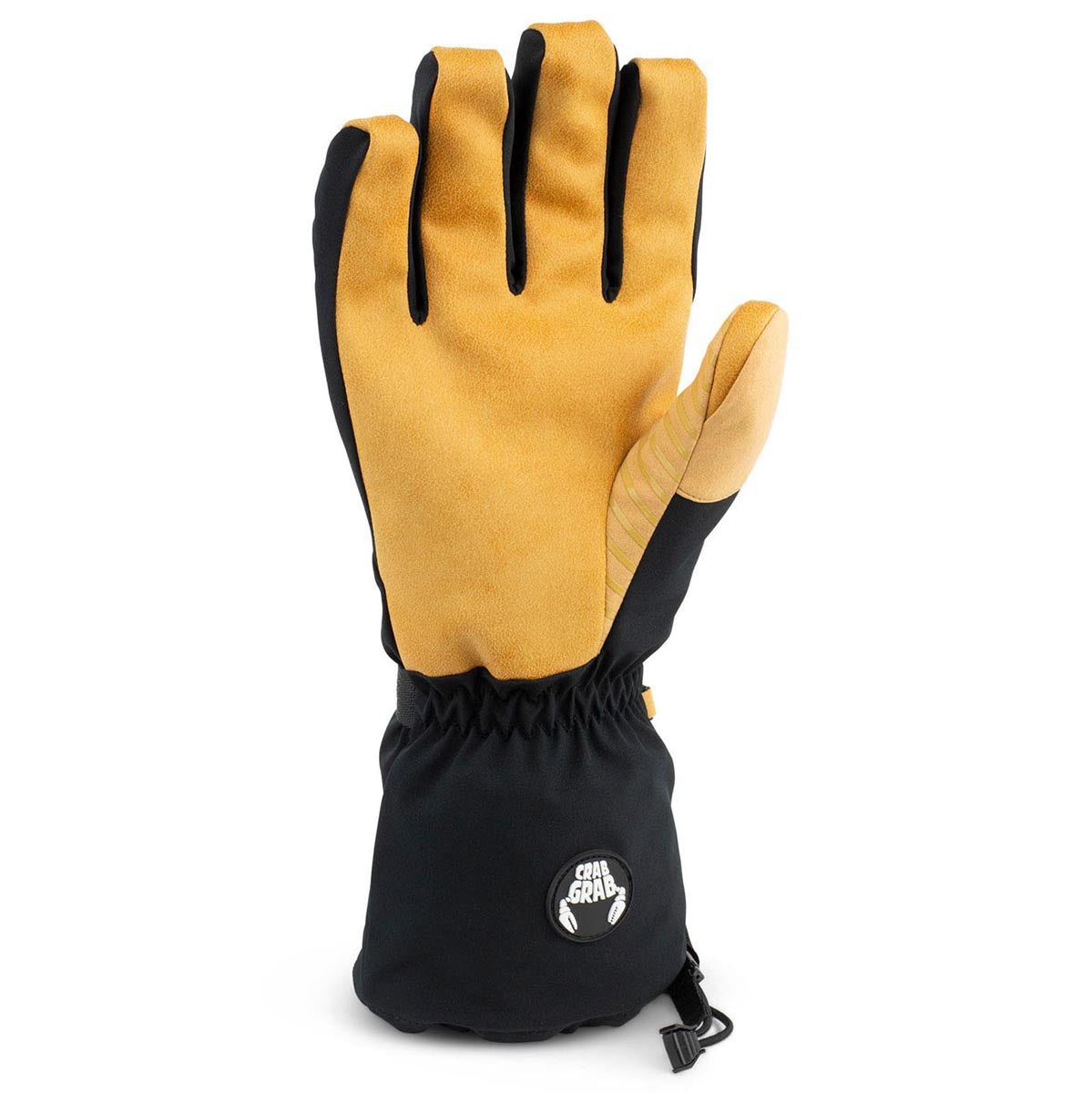 Crab Grab Cinch Snowboard Gloves - Black/Tan image 2