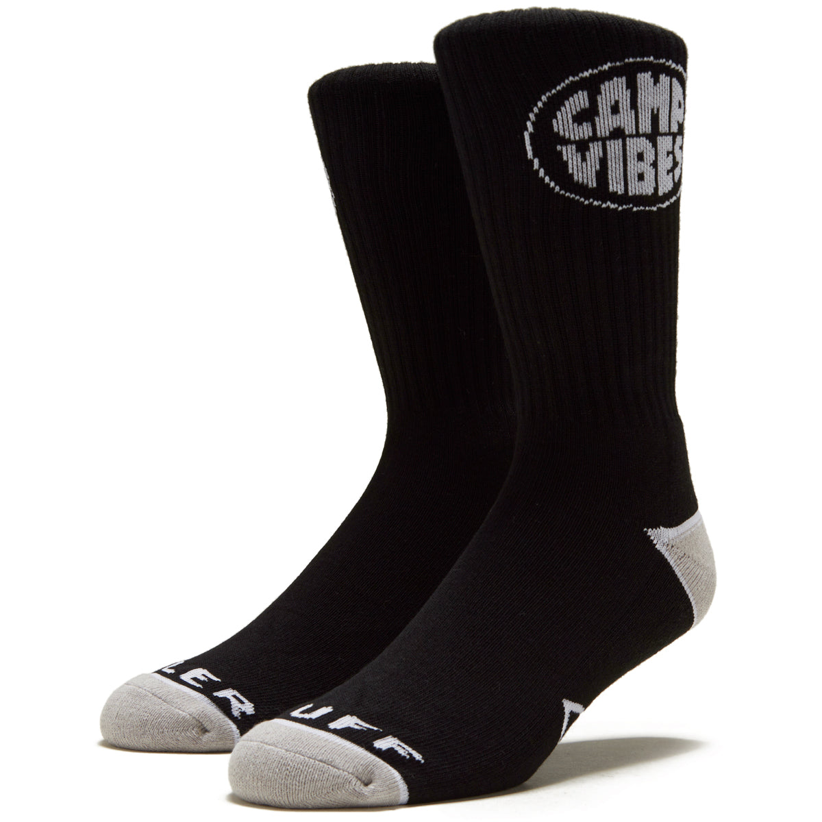 Poler Camp Vibes Basic Socks - Black image 1