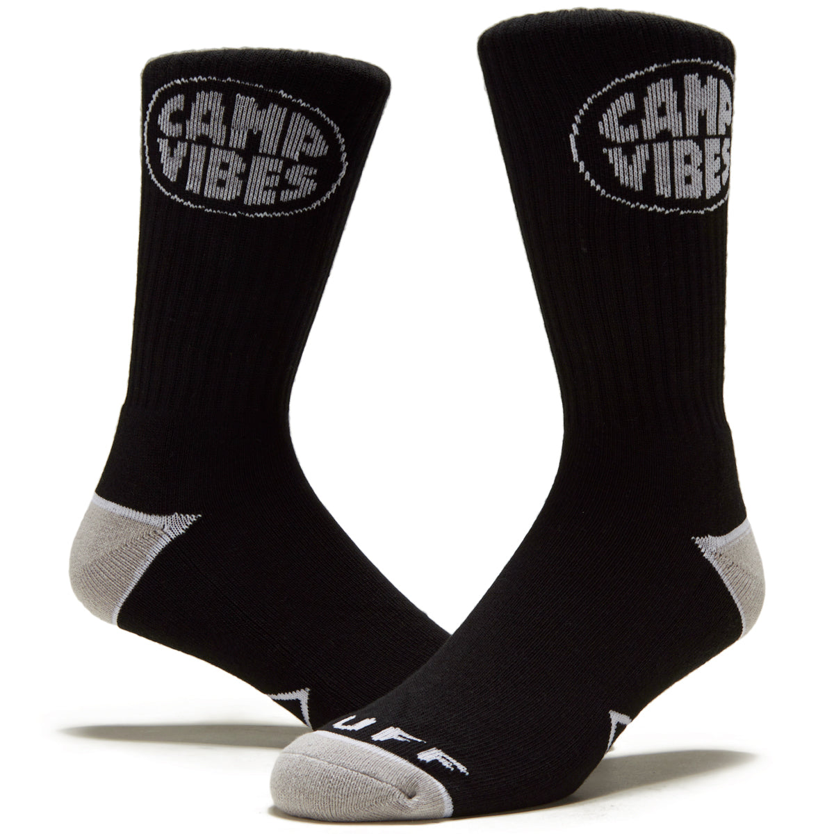 Poler Camp Vibes Basic Socks - Black image 2