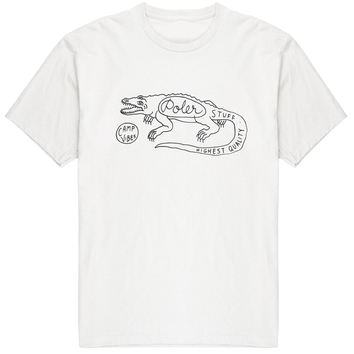 Poler Gator T-Shirt - White image 1