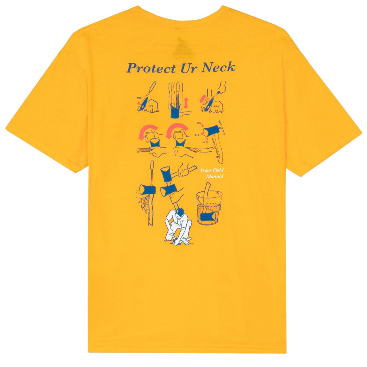 Poler Protect Ur Neck T-Shirt - Gold image 1