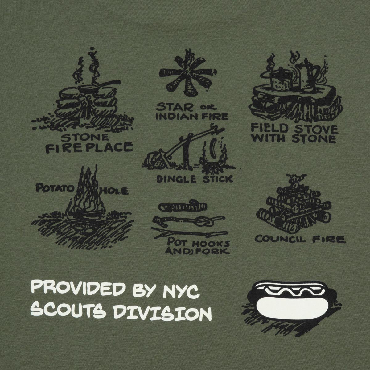 Poler Scouts Division T-Shirt - Sage Green image 3
