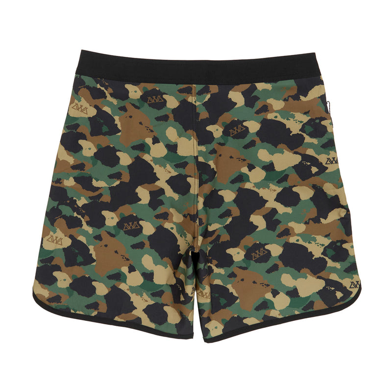 AVVA Ku Camo 19 Boardshorts - Olive