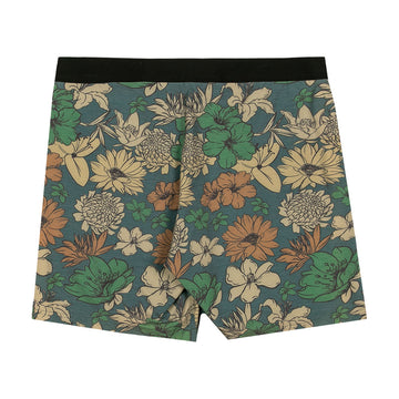 AVVA Sketch Hibiscus 19 Boardshorts - Olive