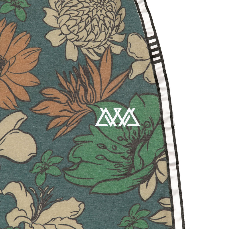 AVVA Sketch Hibiscus 19 Boardshorts - Olive