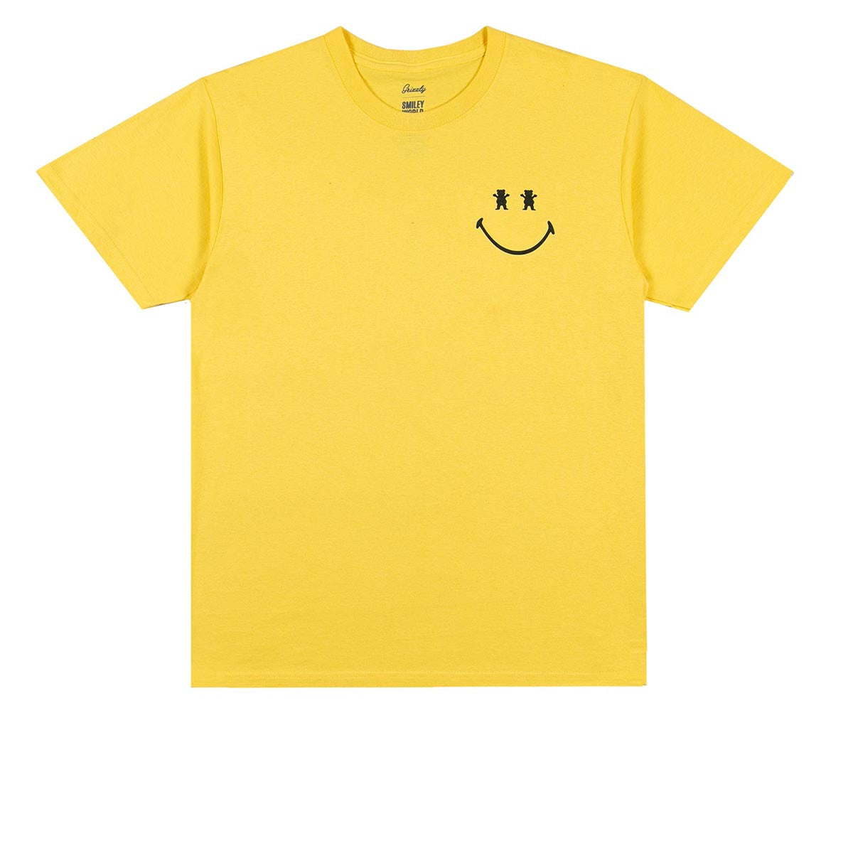 Grizzly x Smiley World Big Smile T-Shirt - Yellow image 1