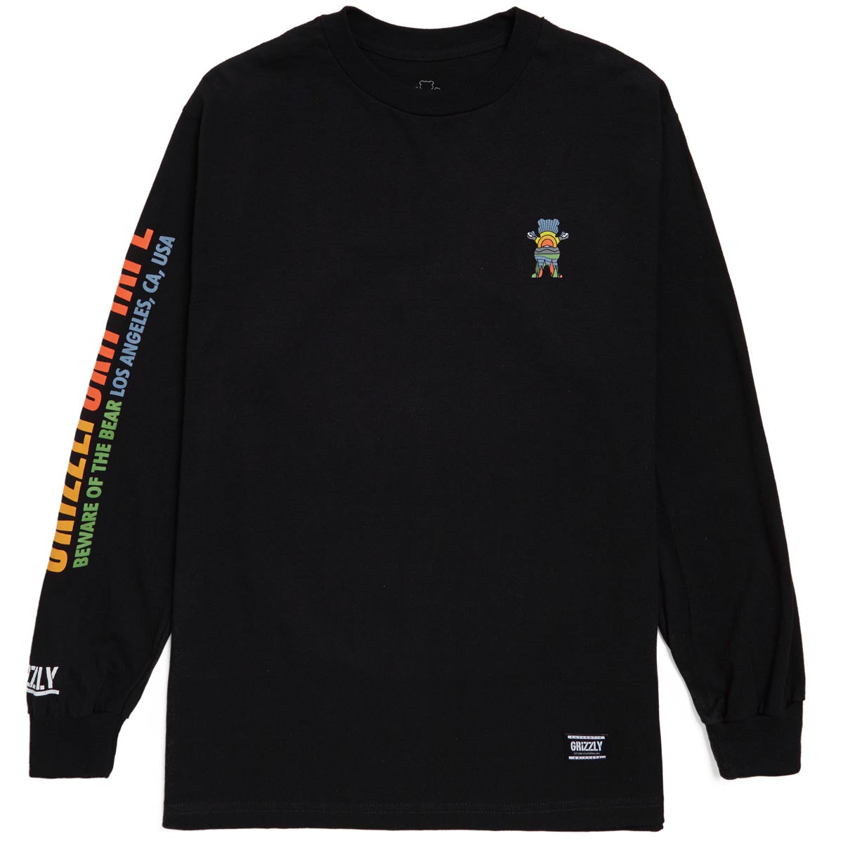 Grizzly Sun Valley Long Sleeve T-Shirt - Black image 2