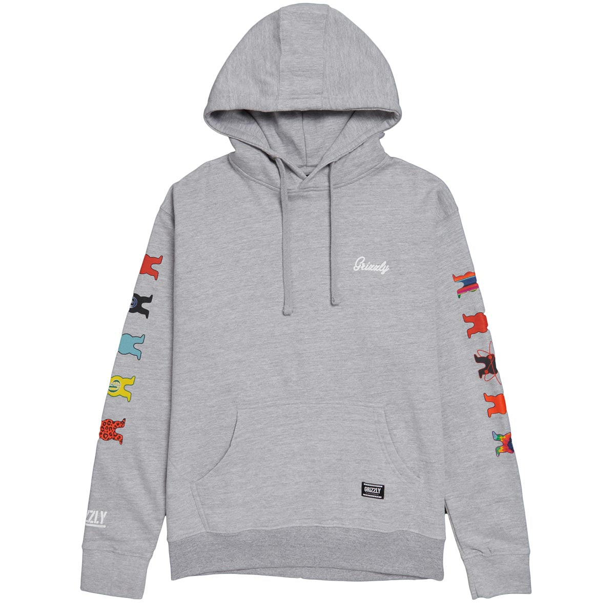Grizzly Rolling Deep Hoodie - Heather Grey image 2