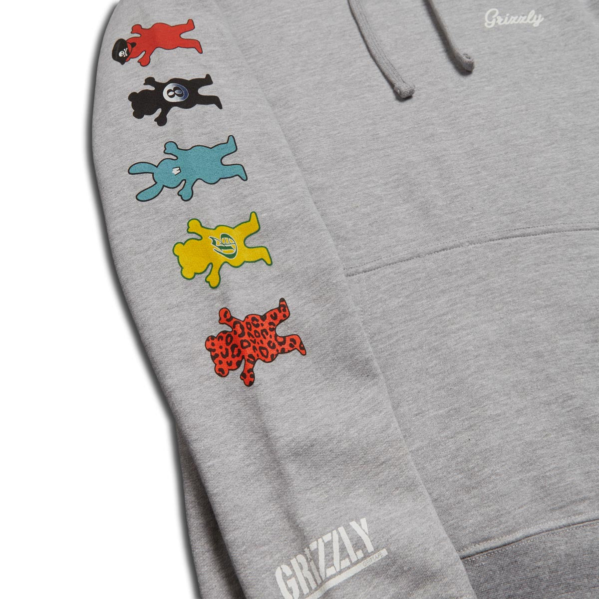Grizzly Rolling Deep Hoodie - Heather Grey image 3