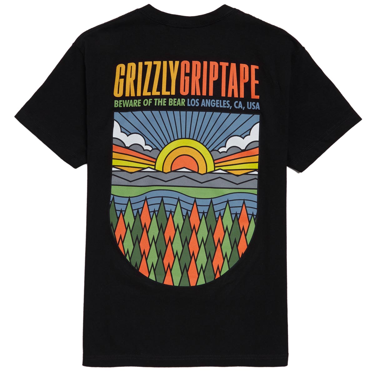 Grizzly Sun Valley T-Shirt - Black image 1