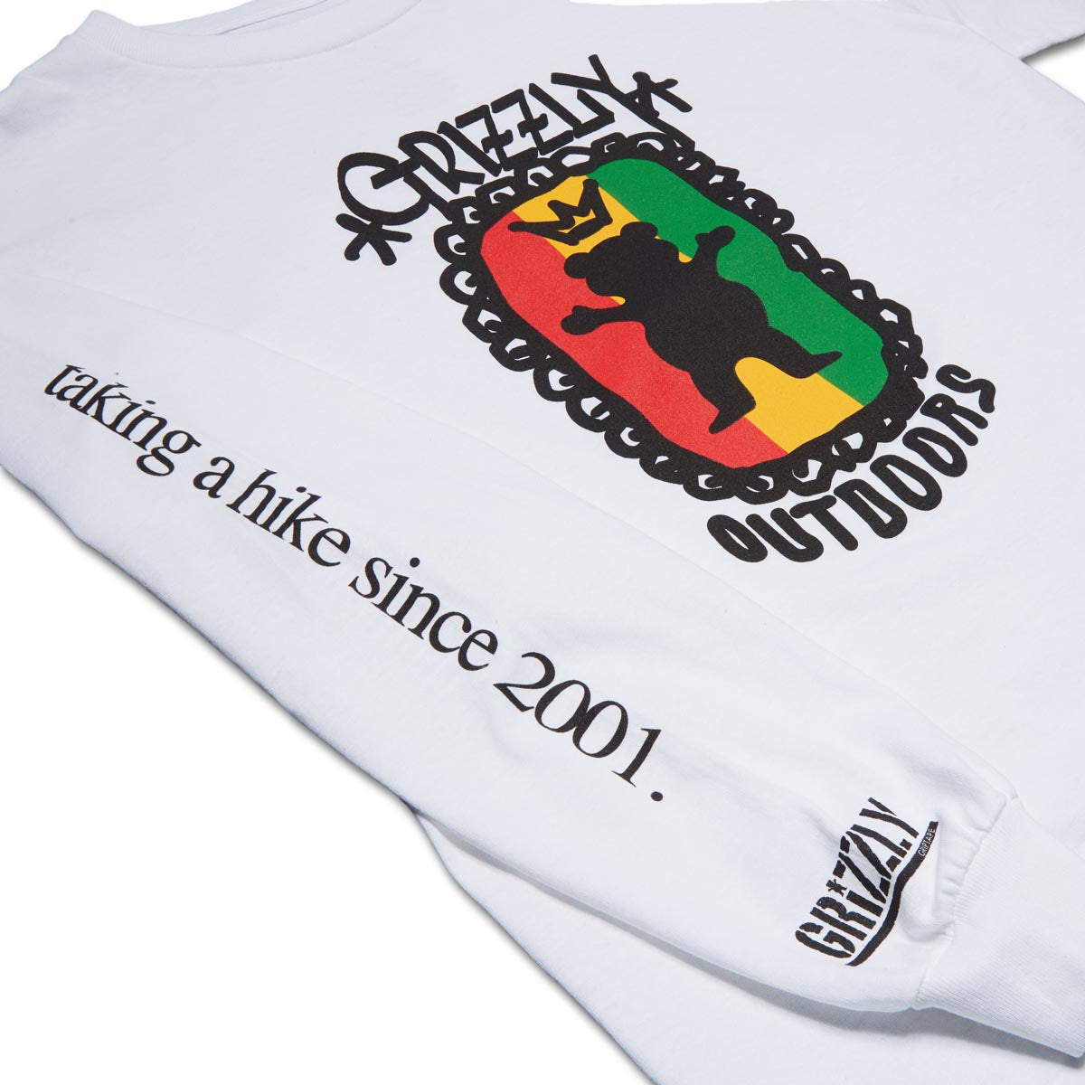 Grizzly Most High Long Sleeve T-Shirt - White image 2