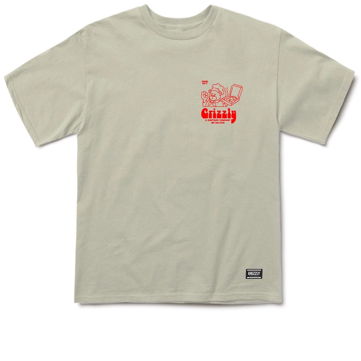 Grizzly By The Slice T-Shirt - Cream image 1