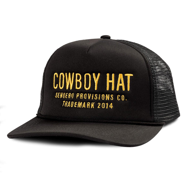 Sendero Cowboy Hat - Black/Gold
