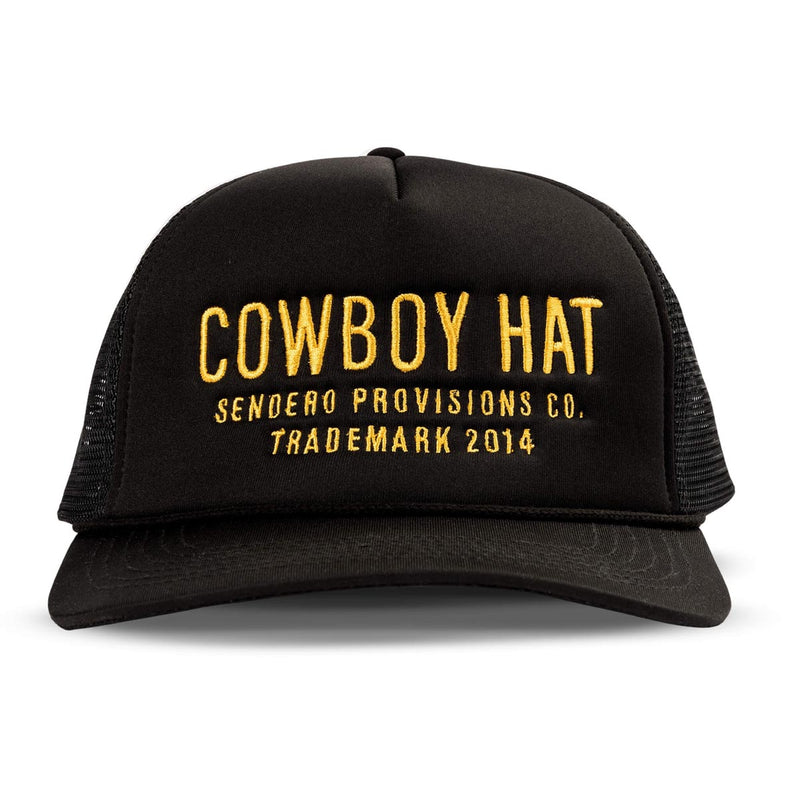 Sendero Cowboy Hat - Black/Gold