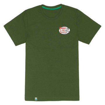 Sendero Cowboy Pro Shop T-Shirt - Army Green