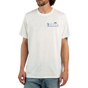 Sendero Cowboy Lift Off T-Shirt - Vintage White/Navy