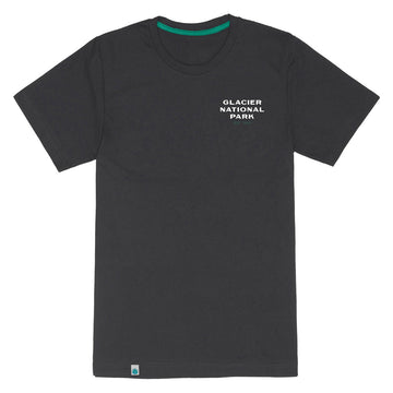 Sendero Glacier National Park T-Shirt - Charcoal