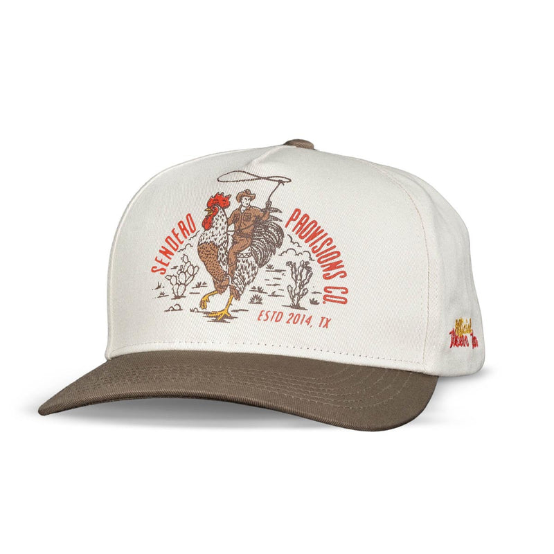Sendero Official Western Hat - White/Brown