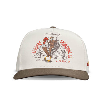 Sendero Official Western Hat - White/Brown