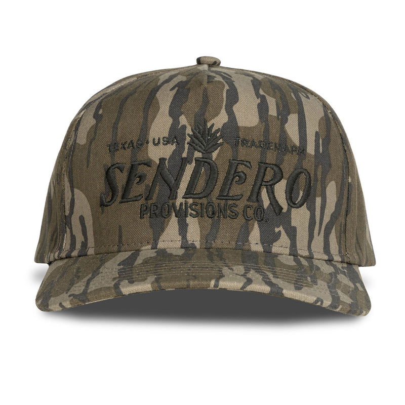 Sendero Logo Hat - Mossy Oak Bottomlands Camo