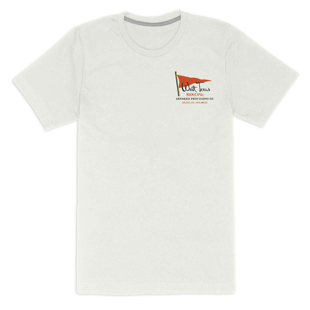 Sendero West Texas Municipal T-Shirt - Vintage White image 2