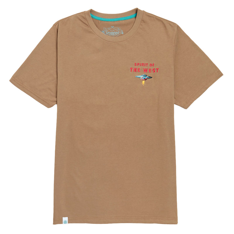 Sendero Danger Cowboy T-Shirt - Light Brown