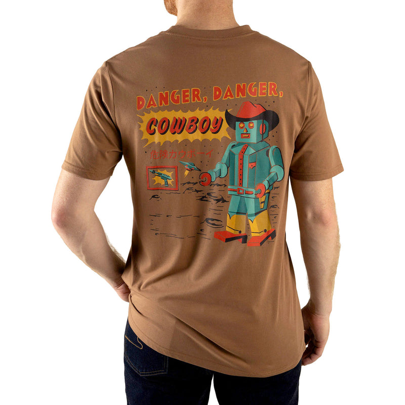 Sendero Danger Cowboy T-Shirt - Light Brown