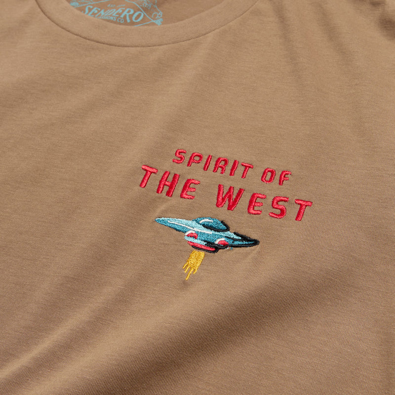 Sendero Danger Cowboy T-Shirt - Light Brown