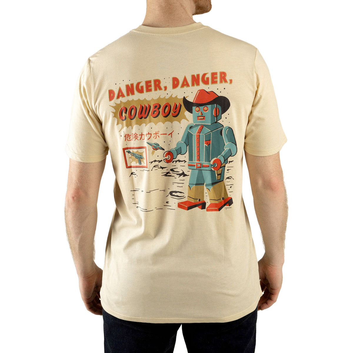 Sendero Danger Cowboy T-Shirt - Cream image 4