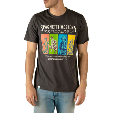 Sendero Spaghetti Western T-Shirt - Vintage Black