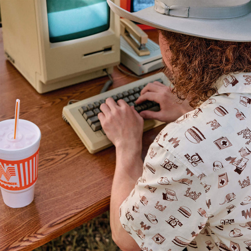 Sendero City Slicker Shirt - Hamburguesa Print