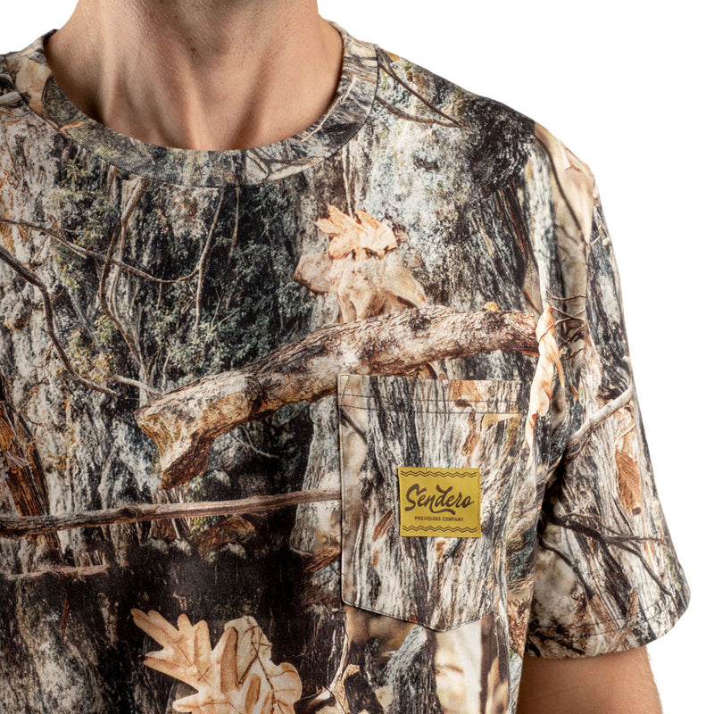 Sendero Logo Vintage Pocket T-Shirt - Will Tree Camo
