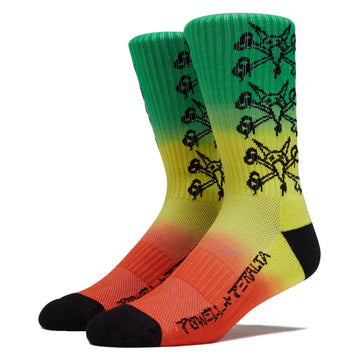 Powell-Peralta Vato Rats Socks - Rasta Fade