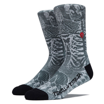 Powell-Peralta Skull & Sword Socks - Charcoal