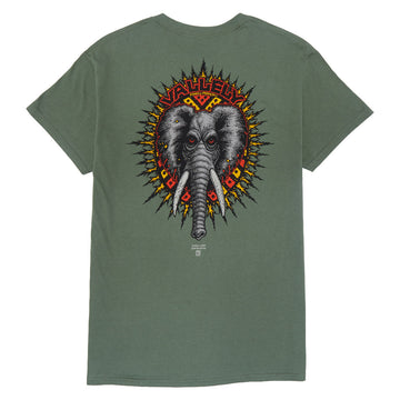 Powell-Peralta Vallely Elephant T-Shirt - Military Green II
