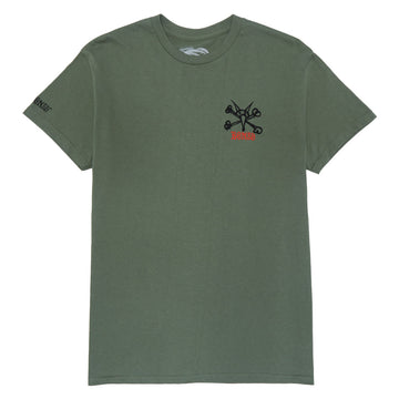 Powell-Peralta Rat Bones T-Shirt - Military Green II