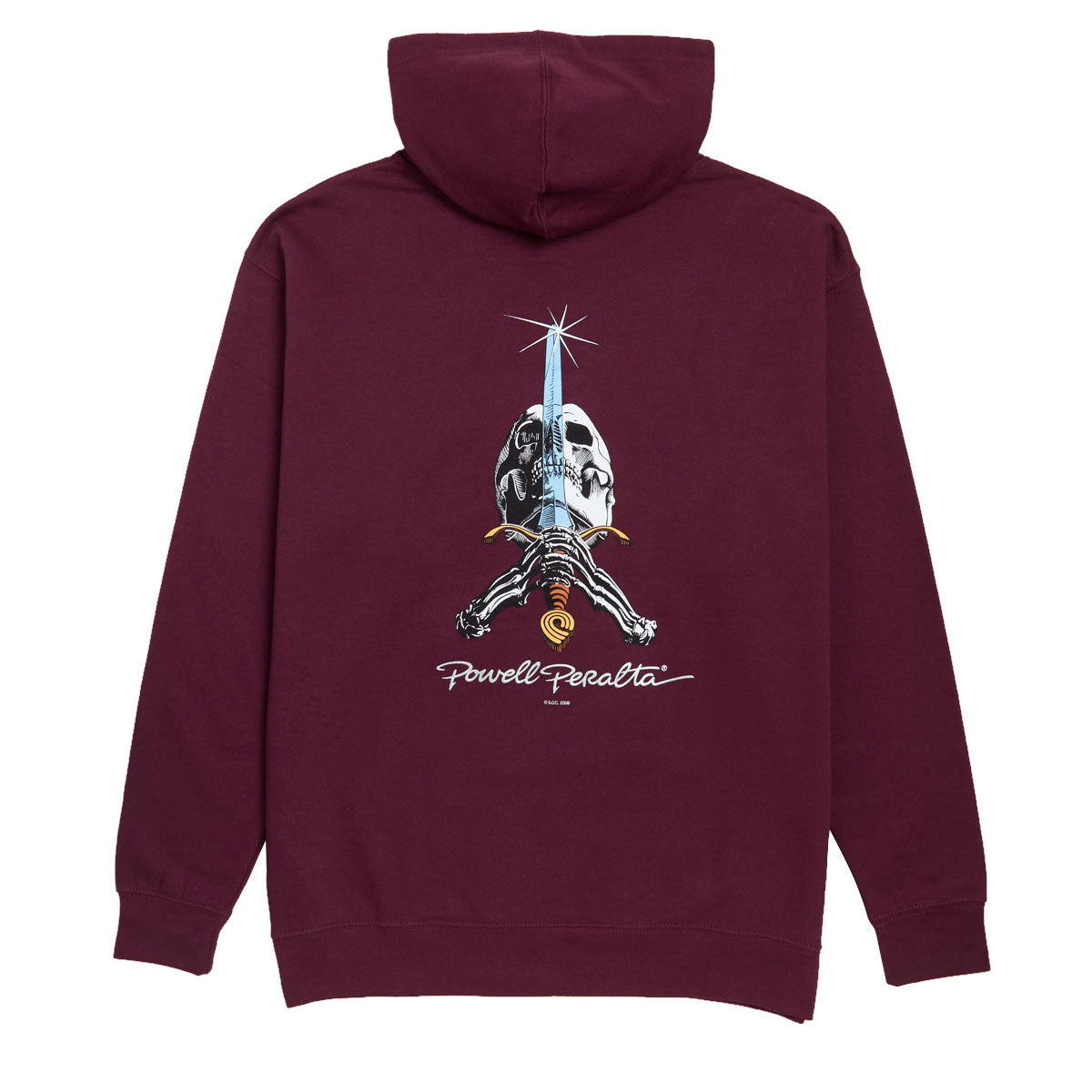 Powell-Peralta Skull And Sword Hoodie - Storm Blue – CCS